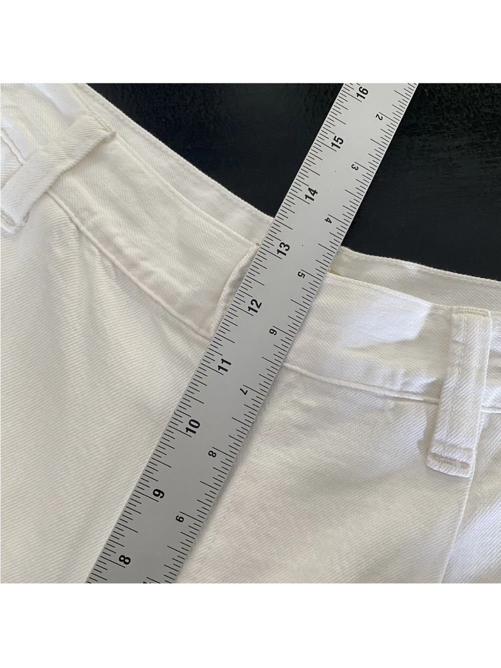 Madewell Harlow Wide Leg Jeans 30 Pleated Baggy High Rise Airy Denim White Pants - Picture 15 of 16